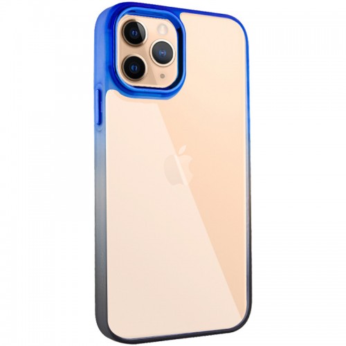 Чехол TPU+PC серии Fresh sip для Apple iPhone 11 Pro (5.8") Чёрный / Синий