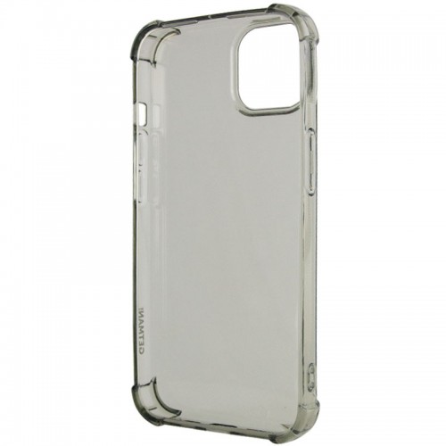 TPU чохол GETMAN Ease logo посилені кути для Apple iPhone 14 Plus (6.7") Сірий (прозорий)