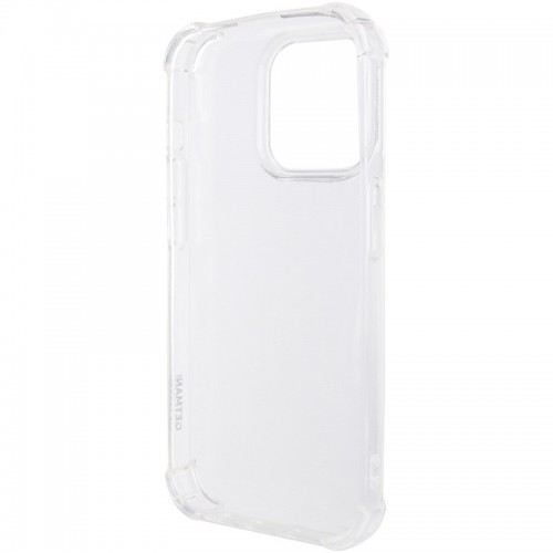 TPU чохол GETMAN Ease logo посилені кути для Apple iPhone 14 Pro (6.1") Безбарвний (прозорий)