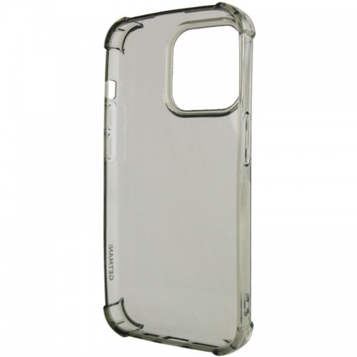 TPU чохол GETMAN Ease logo посилені кути для Apple iPhone 14 Pro Max (6.7") Сірий (прозорий)