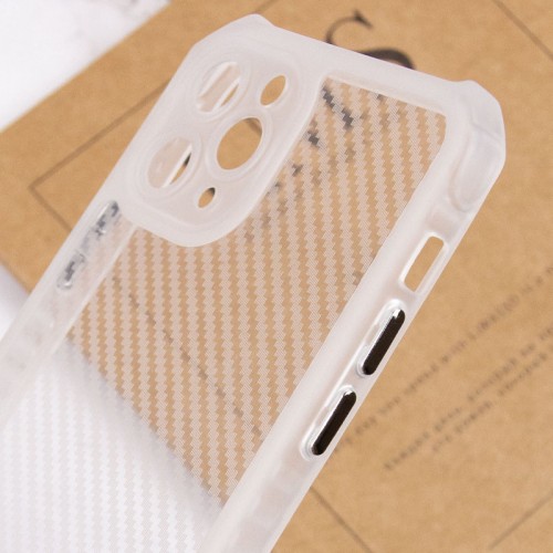 Чехол TPU серии Ease Carbon Color для Apple iPhone 11 Pro Max (6,5") Матовый / Прозрачный