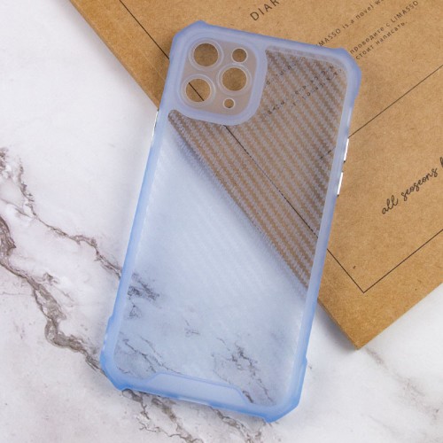 TPU-чехол серии Ease Carbon Color для Apple iPhone 11 Pro Max (6,5") Синий / Прозрачный