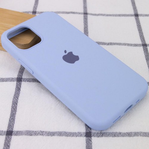 Чехол Silicone Case Full Protective (AA) для Apple iPhone 14 (6.1") Голубой / Lilac Blue