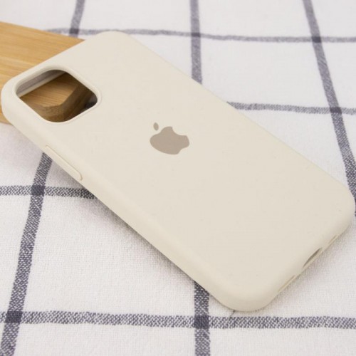 Чехол Silicone Case Full Protective (AA) для Apple iPhone 14 Plus (6,7") Бежевый / Antique White