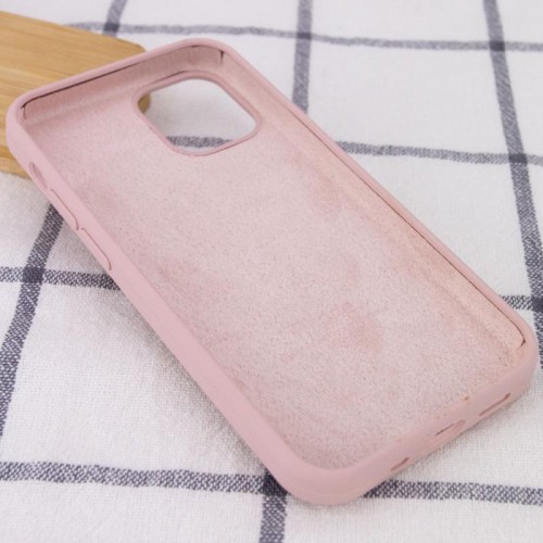 Чохол Silicone Case Full Protective (AA) для Apple iPhone 14 Plus (6.7") Рожевий / Pink Sand