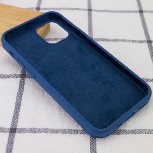 Чехол Silicone Case Full Protective (AA) для Apple iPhone 14 Plus (6.7") Синий / Navy Blue