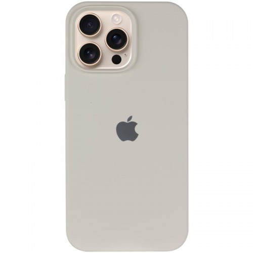 Чохол Silicone Case Full Protective (AA) для Apple iPhone 14 Pro (6.1") Бежевий / Antique White