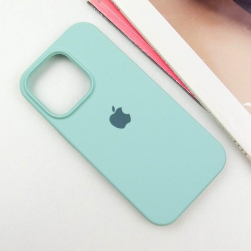 Чехол Silicone Case Full Protective (AA) для Apple iPhone 14 Pro (6.1") Бирюзовый / Beryl