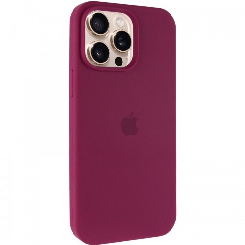 Чохол Silicone Case Full Protective (AA) для Apple iPhone 14 Pro (6.1") Бордовий / Maroon