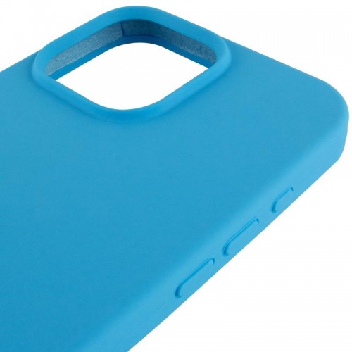 Чехол Silicone Case Full Protective (AA) для Apple iPhone 14 Pro (6.1") Голубой / Blue