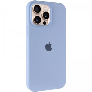 Чохол Silicone Case Full Protective (AA) для Apple iPhone 14 Pro (6.1") Блакитний / Lilac Blue