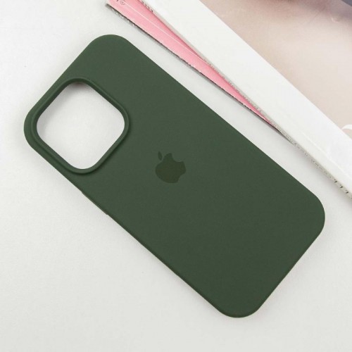 Чохол Silicone Case Full Protective (AA) для Apple iPhone 14 Pro (6.1") Зелений / Cyprus Green