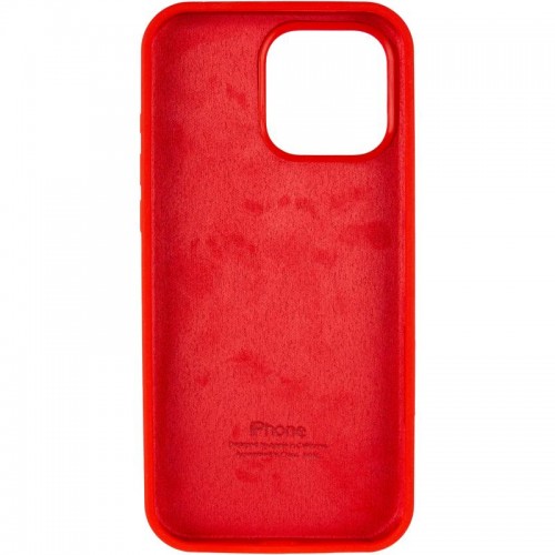 Чехол Silicone Case Full Protective (AA) для Apple iPhone 14 Pro (6.1") Красный / Red