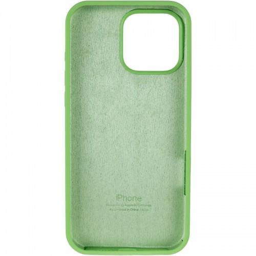 Чохол Silicone Case Full Protective (AA) для Apple iPhone 14 Pro (6.1") М'ятний / Mint
