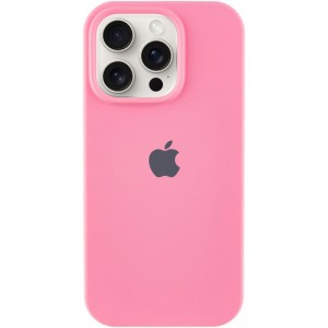 Чехол Silicone Case Full Protective (AA) для Apple iPhone 14 Pro (6.1") Розовый / Pink