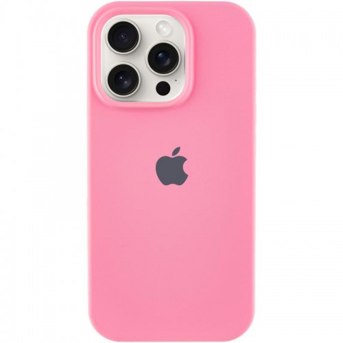 Чехол Silicone Case Full Protective (AA) для Apple iPhone 14 Pro (6.1") Розовый / Pink