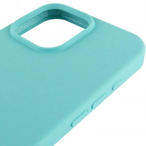 Чохол Silicone Case Full Protective (AA) для Apple iPhone 14 Pro Max (6.7") Бірюзовий / Marine Green