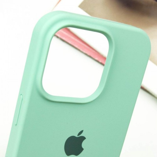 Чехол Silicone Case Full Protective (AA) для Apple iPhone 14 Pro Max (6.7") Бирюзовый / Turquoise