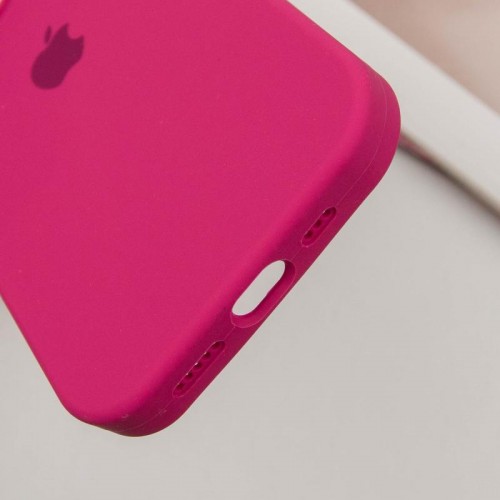 Чехол Silicone Case Full Protective (AA) для Apple iPhone 14 Pro Max (6.7") Красный / Rose Red