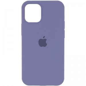 Чохол Silicone Case Full Protective (AA) для Apple iPhone 14 Pro Max (6.7") Сірий / Lavender Gray