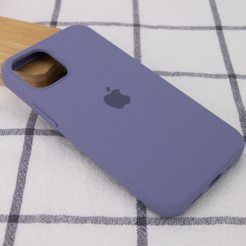 Чохол Silicone Case Full Protective (AA) для Apple iPhone 14 Pro Max (6.7") Сірий / Lavender Gray