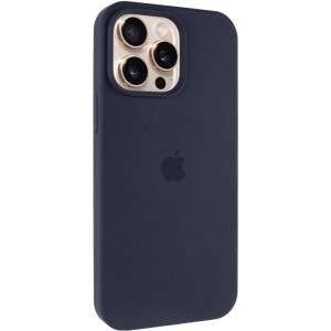 Чохол Silicone Case Full Protective (AA) для Apple iPhone 14 Pro Max (6.7") Темно-синій / Midnight blue