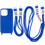 Чехол TPU two straps California для Apple iPhone 13 Pro Max (6.7") Синий / Iris