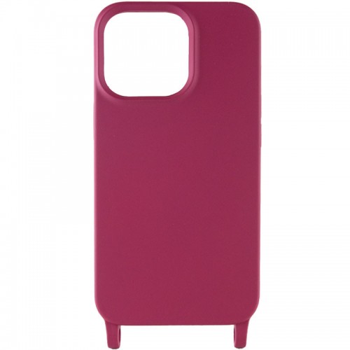 Чохол TPU two straps California для Apple iPhone 13 Pro Max (6.7") Червоний / Rose Red
