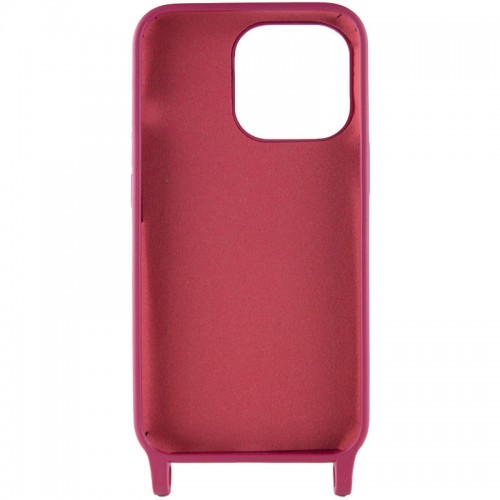 Чохол TPU two straps California для Apple iPhone 13 Pro Max (6.7") Червоний / Rose Red