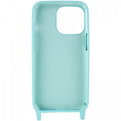 Чохол TPU two straps California для Apple iPhone 13 Pro Max (6.7") Бірюзовий / Marine Green