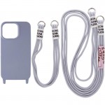 Чехол TPU two straps California для Apple iPhone 13 Pro Max (6.7") Серый / Stone