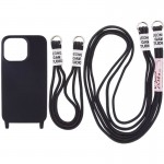 Чехол TPU two straps California для Apple iPhone 13 Pro Max (6,7") Черный
