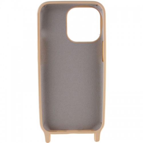 Чохол TPU two straps California для Apple iPhone 13 Pro (6.1") Бежевий / Beige