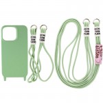 Чехол TPU two straps California для Apple iPhone 12 Pro Max (6.7") Зелёный / Pistachio