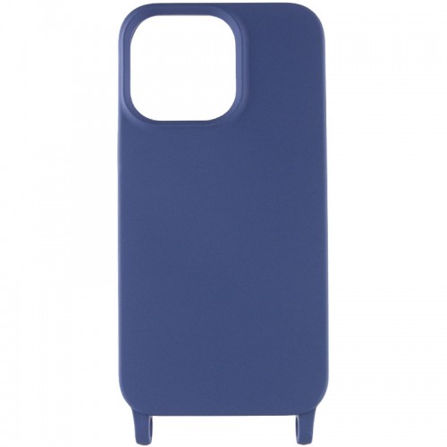 Чохол TPU two straps California для Apple iPhone 12 Pro / 12 (6.1") Темно-синій / Midnight blue
