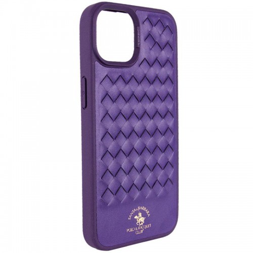 Шкіряний чохол Polo Santa Barbara для Apple iPhone 14 (6.1") Purple