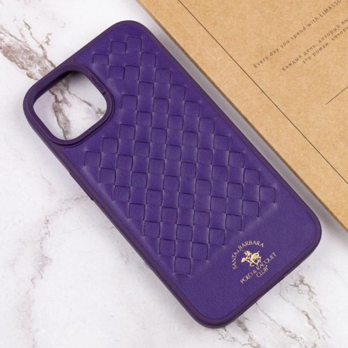 Шкіряний чохол Polo Santa Barbara для Apple iPhone 14 (6.1") Purple