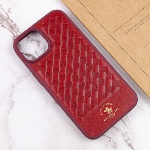Шкіряний чохол Polo Santa Barbara для Apple iPhone 14 Plus (6.7") Red