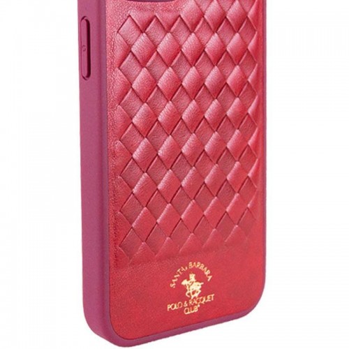 Шкіряний чохол Polo Santa Barbara для Apple iPhone 14 Pro (6.1") Red