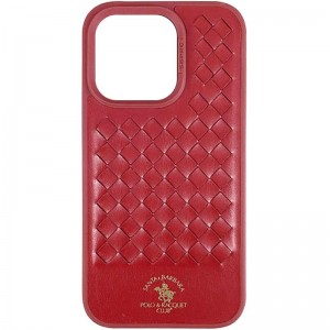 Шкіряний чохол Polo Santa Barbara для Apple iPhone 14 Pro Max (6.7") Red