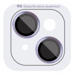 Захисне скло Metal Classic на камеру (у упак.) для Apple iPhone 14 (6.1") / 14 Plus (6.7") Блакитний / Light Blue