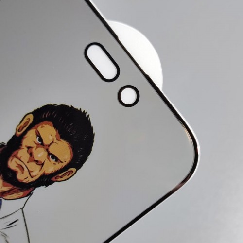 Захисне скло Privacy 5D Anti-Static (тех.пак) для Apple iPhone 13 / 13 Pro / 14 / 16e (6.1") Чорний