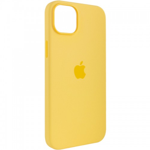 Чехол Silicone case (AAA) with Magsafe для Apple iPhone 14 Pro (6.1") Жёлтый / Sunglow