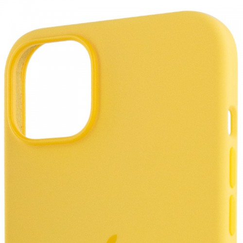 Чехол Silicone case (AAA) with Magsafe для Apple iPhone 14 Pro (6.1") Жёлтый / Sunglow