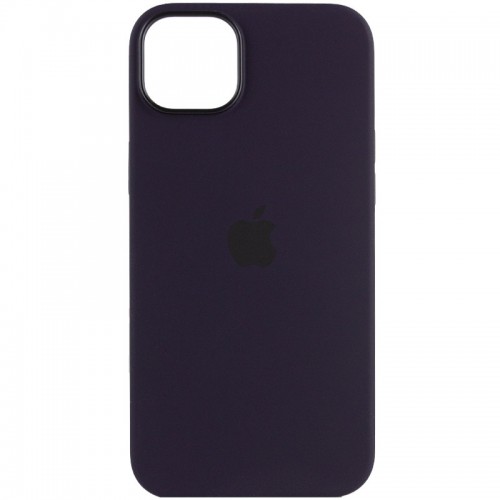 Чехол Silicone case (AAA) with Magsafe для Apple iPhone 14 Pro (6.1") Фиолетовый / Elderberry