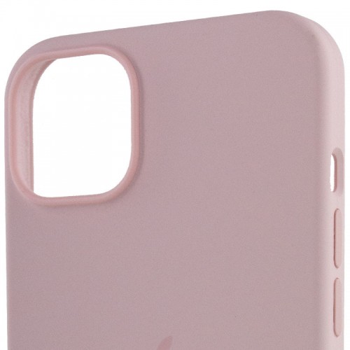 Чехол Silicone case (AAA) with Magsafe для Apple iPhone 14 Pro Max (6.7") Розовый / Chalk Pink
