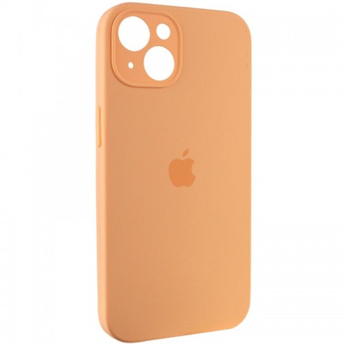 Чохол Silicone Case Full Camera Protective (AA) для Apple iPhone 14 (6.1") Помаранчевий / Cantaloupe
