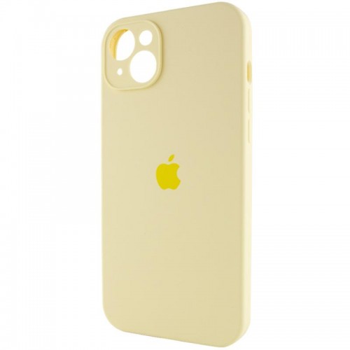 Чохол Silicone Case Full Camera Protective (AA) для Apple iPhone 14 Plus (6.7") Жовтий / Mellow Yellow