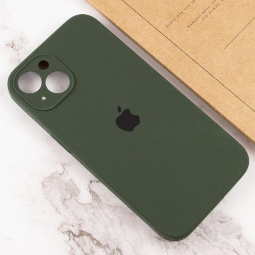 Чохол Silicone Case Full Camera Protective (AA) для Apple iPhone 14 Plus (6.7") Зелений / Cyprus Green