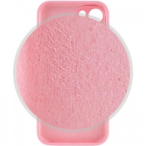 Чохол Silicone Case Full Camera Protective (AA) для Apple iPhone 14 Plus (6.7") Рожевий / Light pink